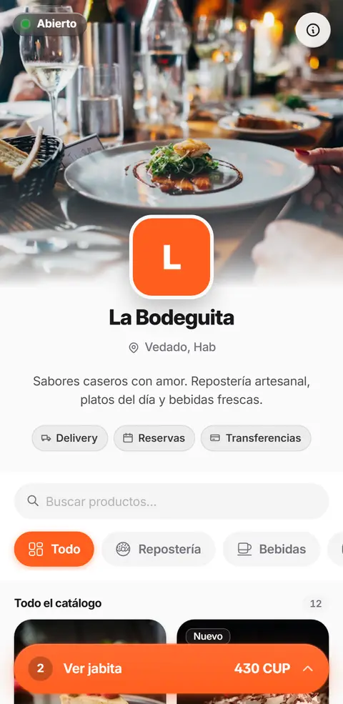 Catálogo de La Bodeguita en Pregón